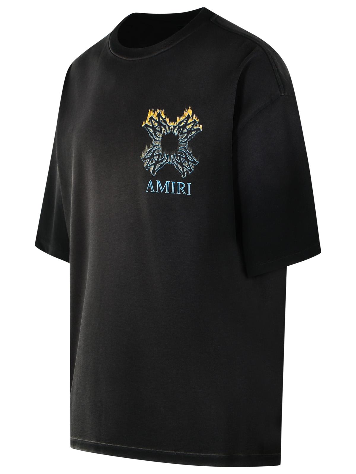 Amiri 'Quad Ma' Black Cotton T-Shirt Men AMIRI