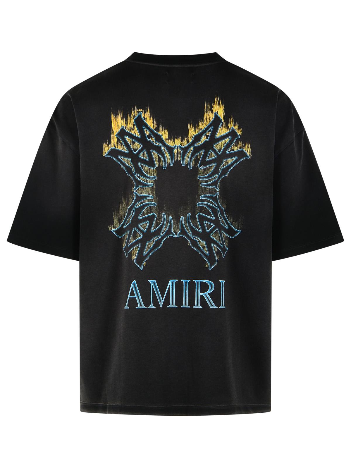 Amiri 'Quad Ma' Black Cotton T-Shirt Men AMIRI