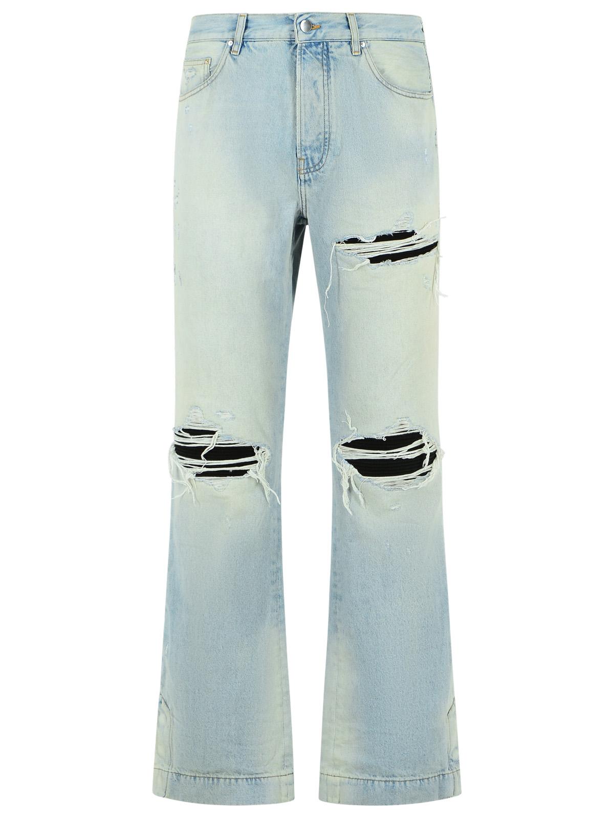 Amiri 'Flare' Light Blue Cotton Jeans Men AMIRI
