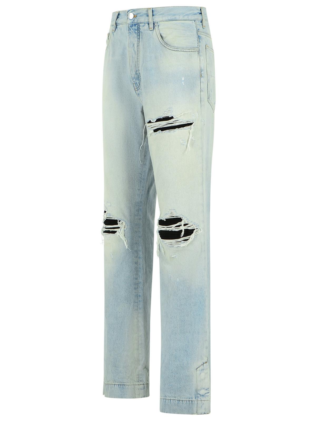 Amiri 'Flare' Light Blue Cotton Jeans Men AMIRI