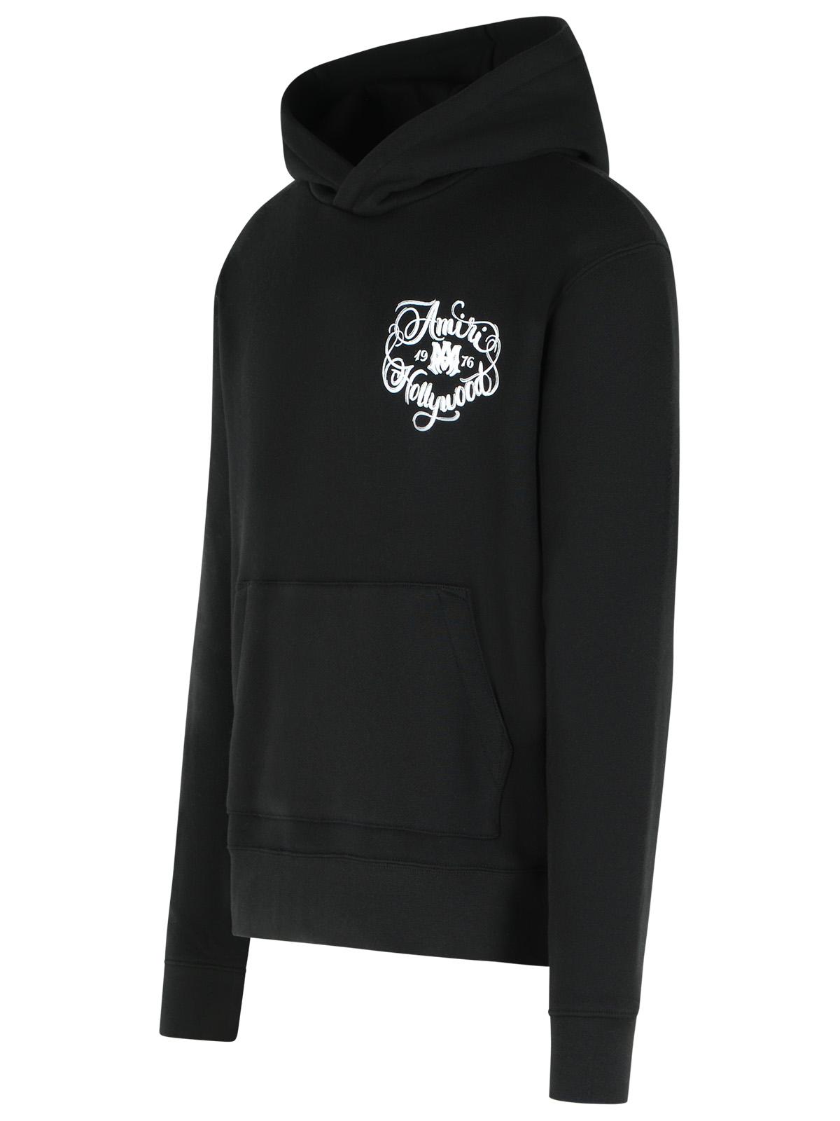 Amiri 'Hollywood' Black Cotton Sweatshirt Men AMIRI
