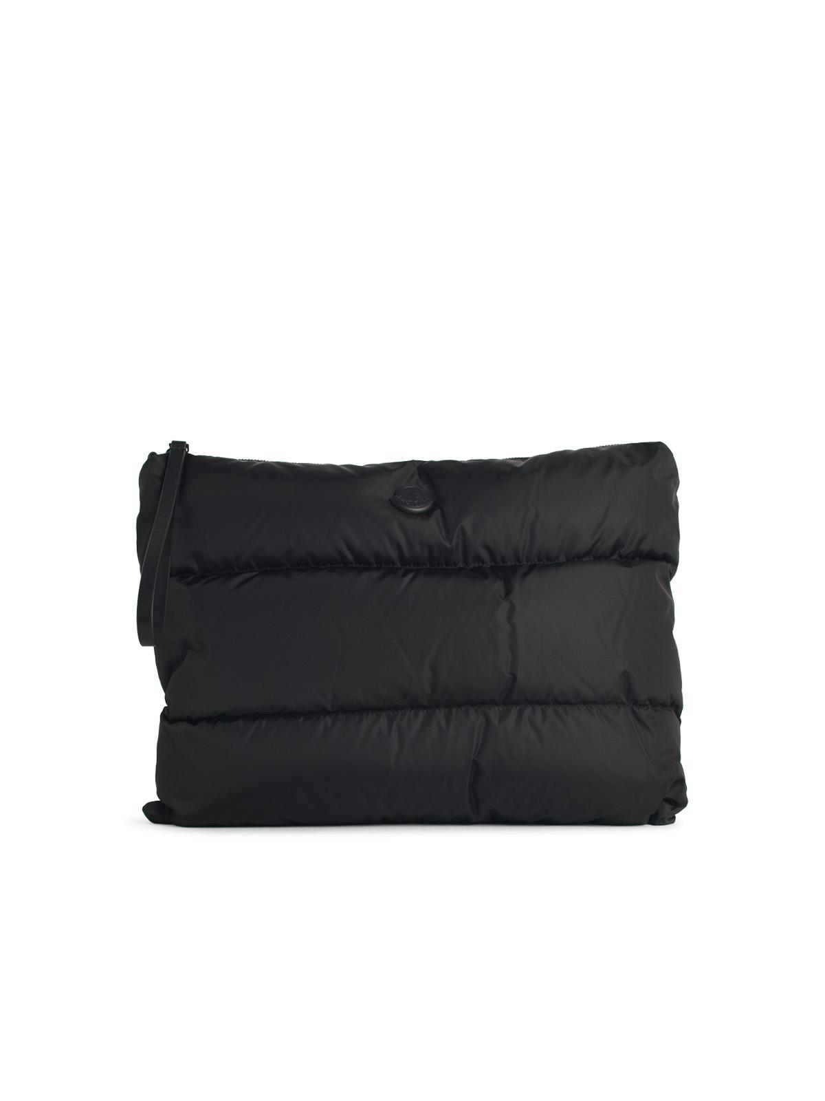 Moncler 'Caradoc' Water-Repellent Computer Case In Black Polyamide Men MONCLER