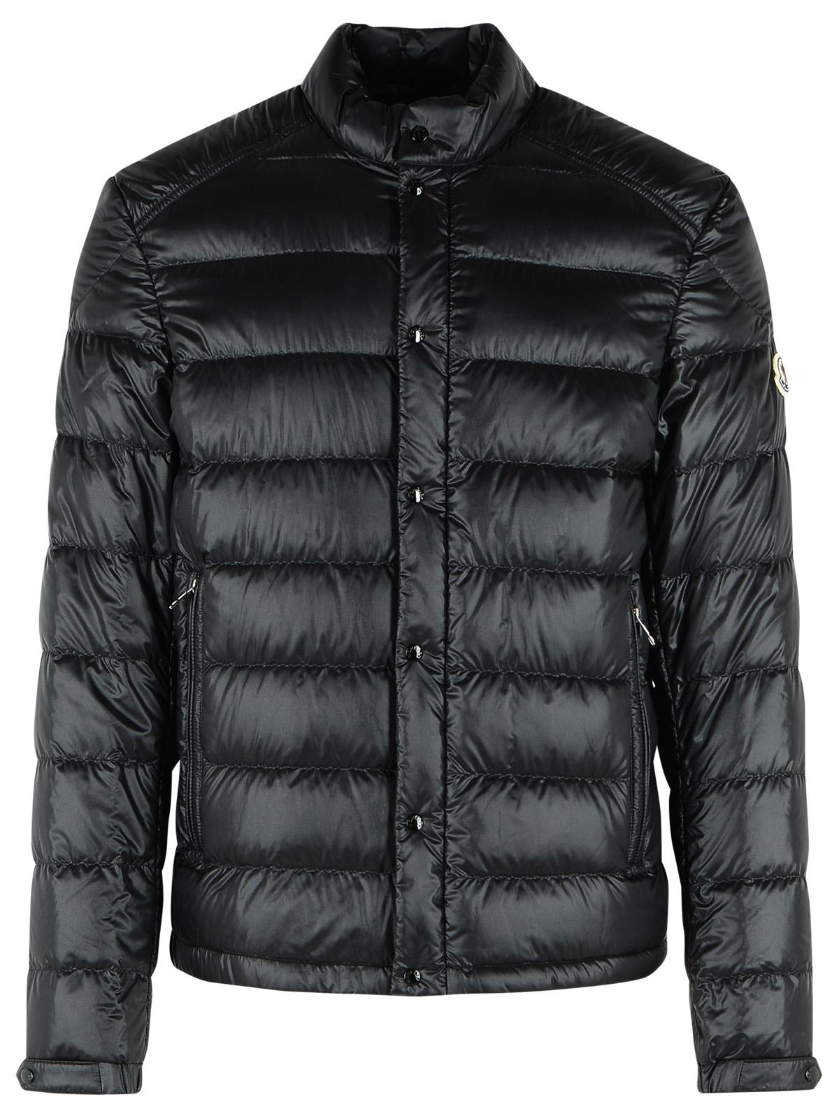 Moncler 'Selves' Short Black Polyamide Down Jacket Men MONCLER
