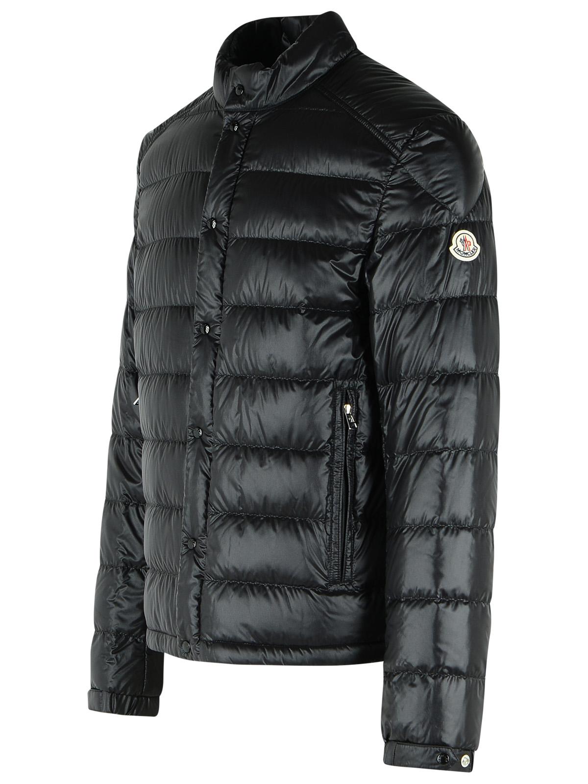 Moncler 'Selves' Short Black Polyamide Down Jacket Men MONCLER