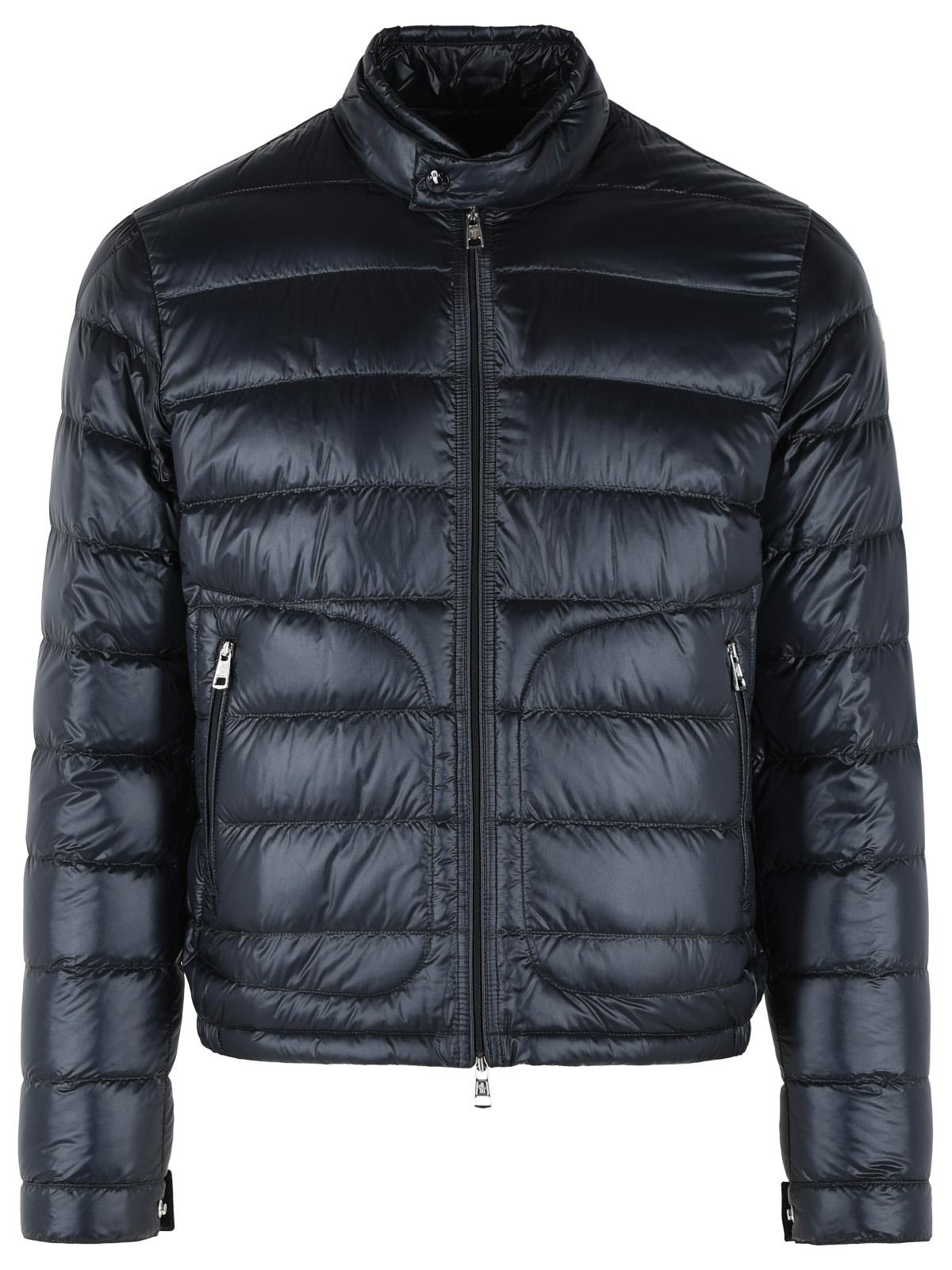 Moncler 'Acorus' Navy Blue Polyamide Short Down Jacket Men MONCLER