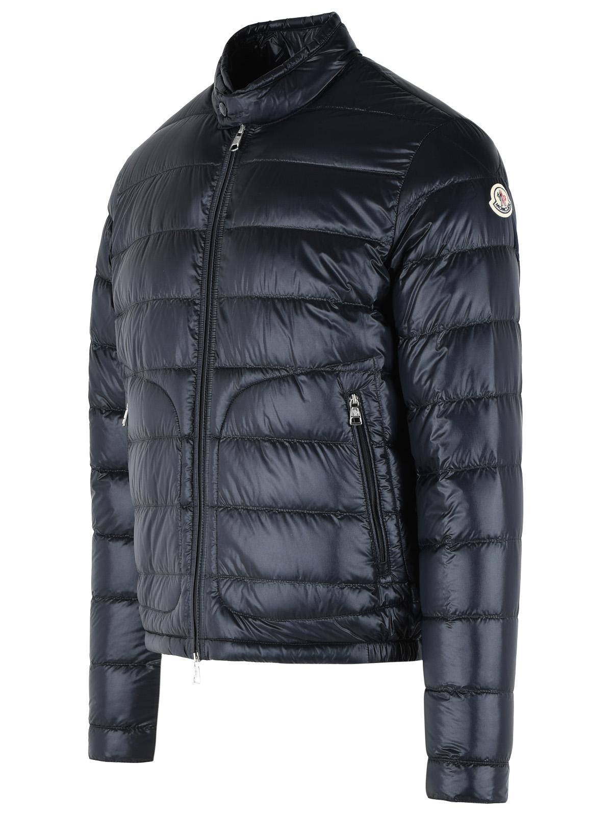 Moncler 'Acorus' Navy Blue Polyamide Short Down Jacket Men MONCLER