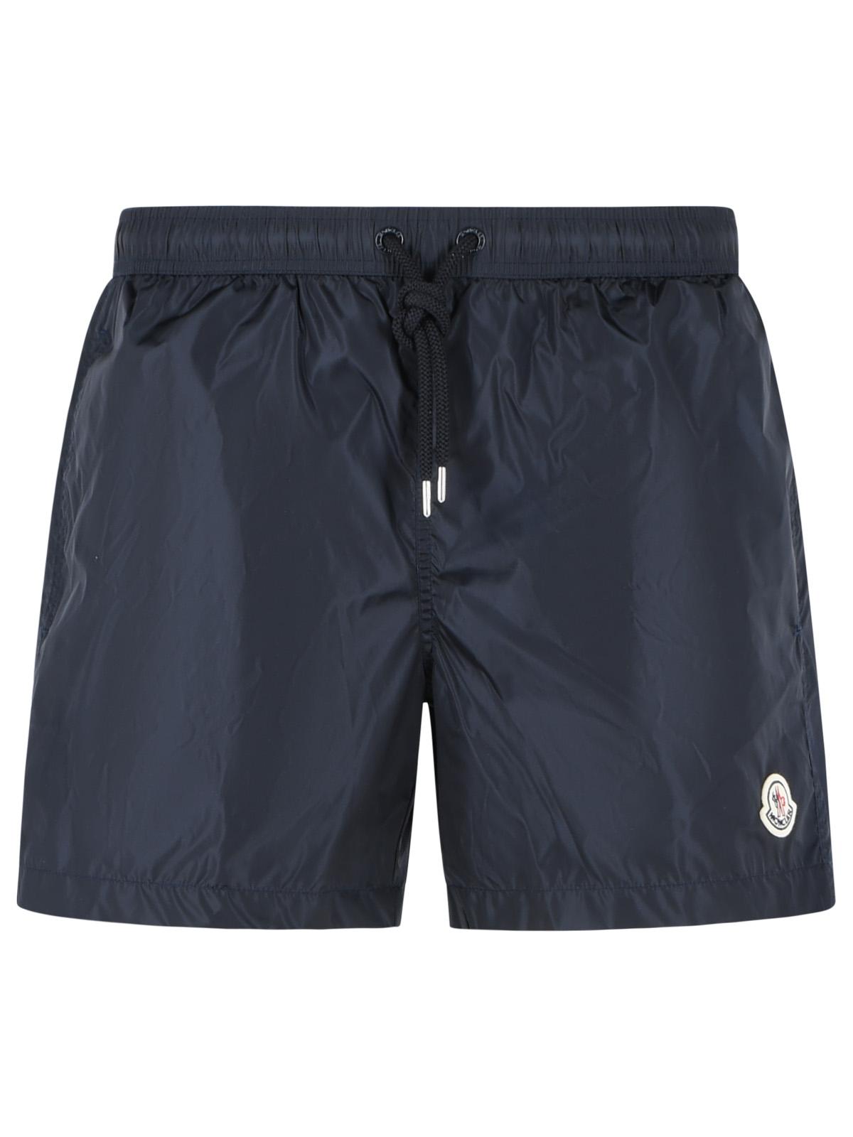 Moncler Navy Polyamide Swimsuit Men MONCLER