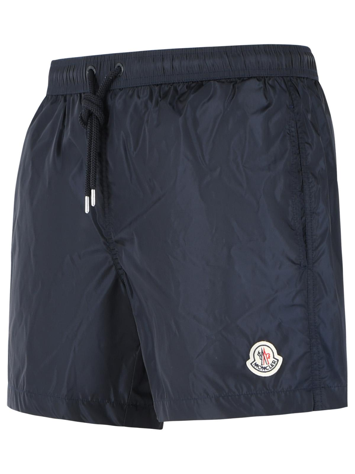 Moncler Navy Polyamide Swimsuit Men MONCLER