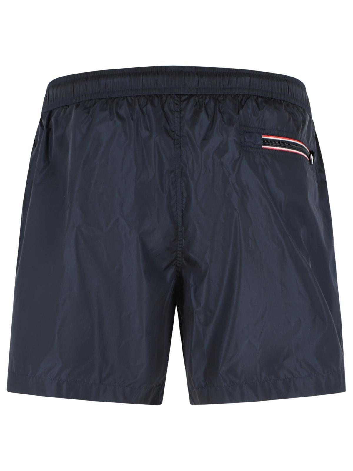 Moncler Navy Polyamide Swimsuit Men MONCLER