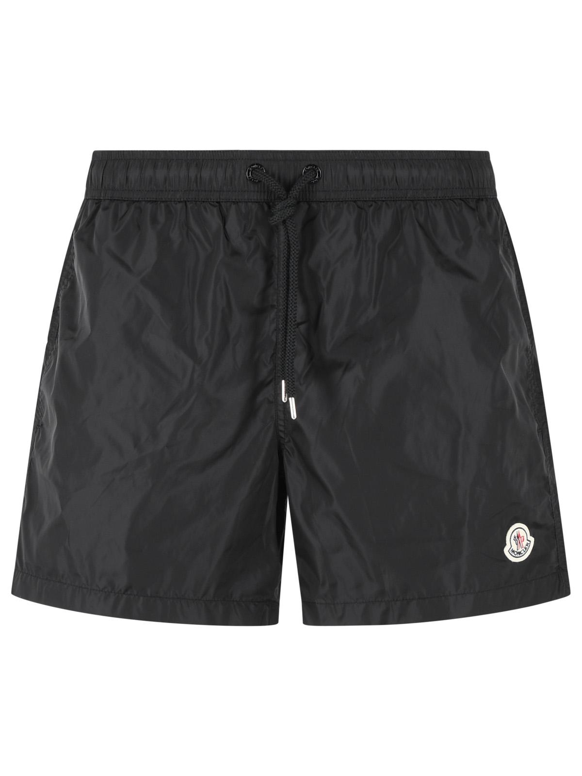 Moncler Black Nylon Swimsuit Men MONCLER