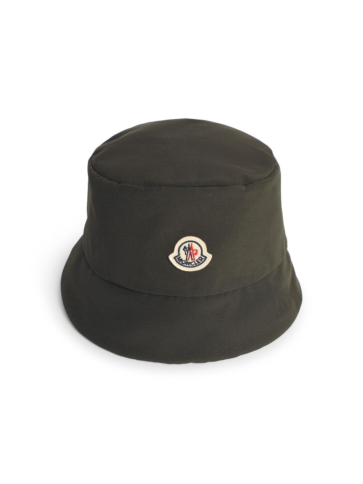 Moncler 'Bucket' Reversible Green Nylon Hat Women MONCLER