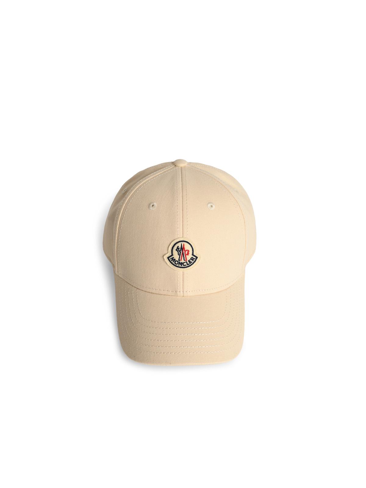 Moncler Cream Cotton Cap Women