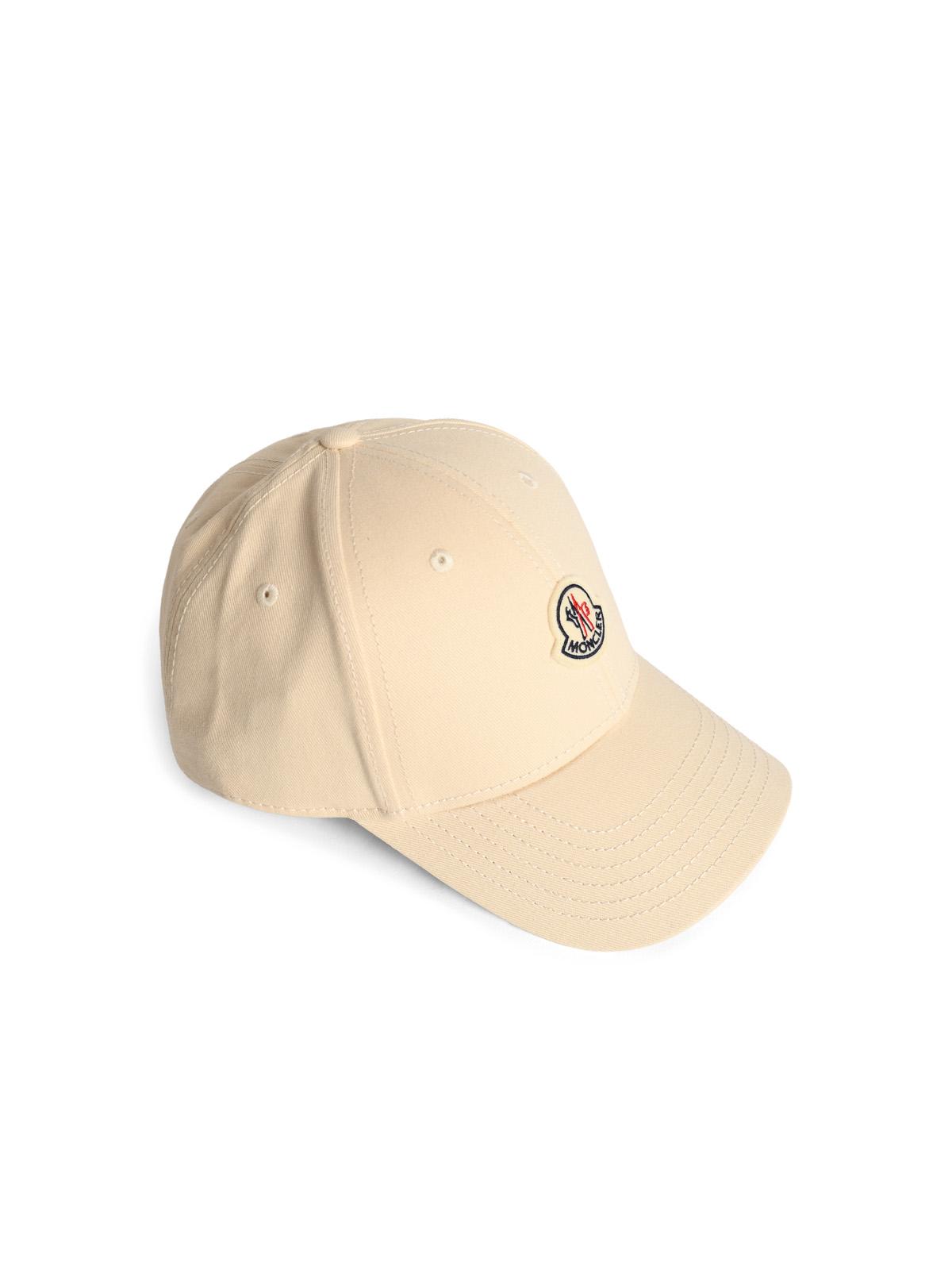 Moncler Cream Cotton Cap Women