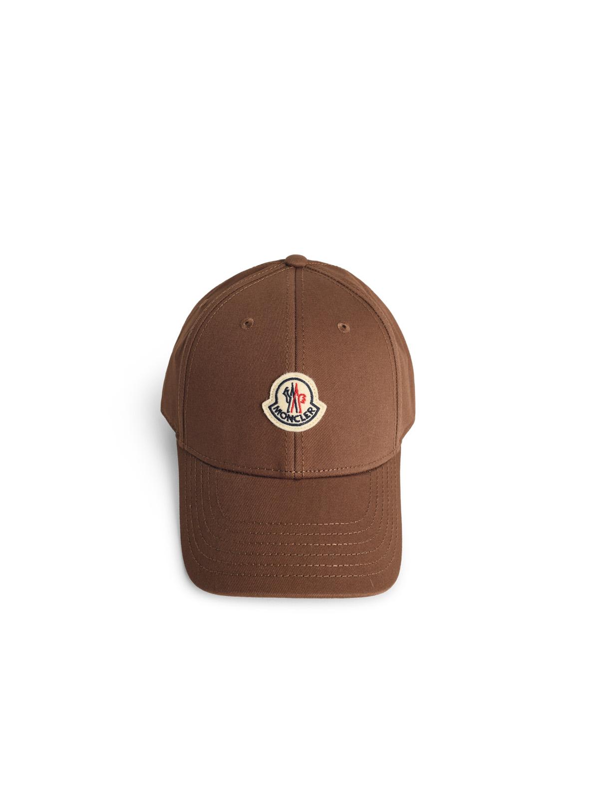 Moncler Brown Cotton Cap Women