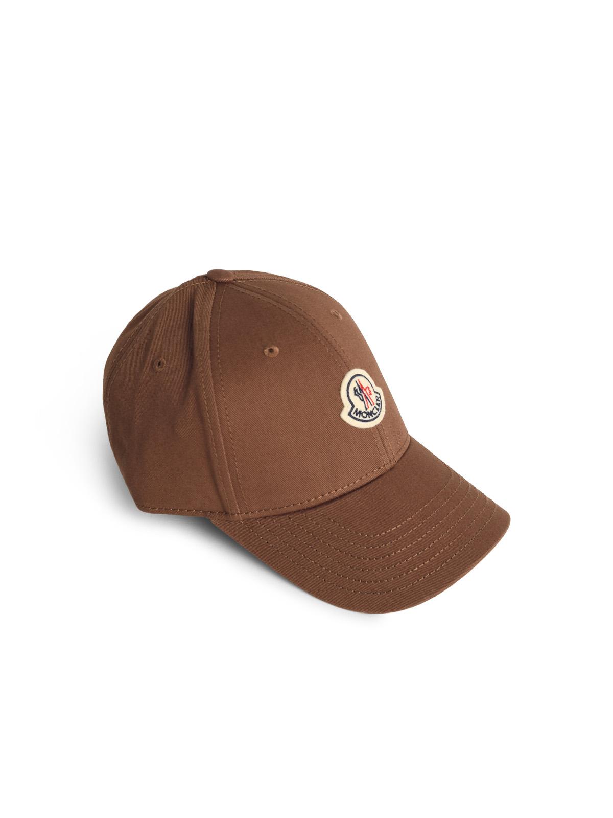Moncler Brown Cotton Cap Women