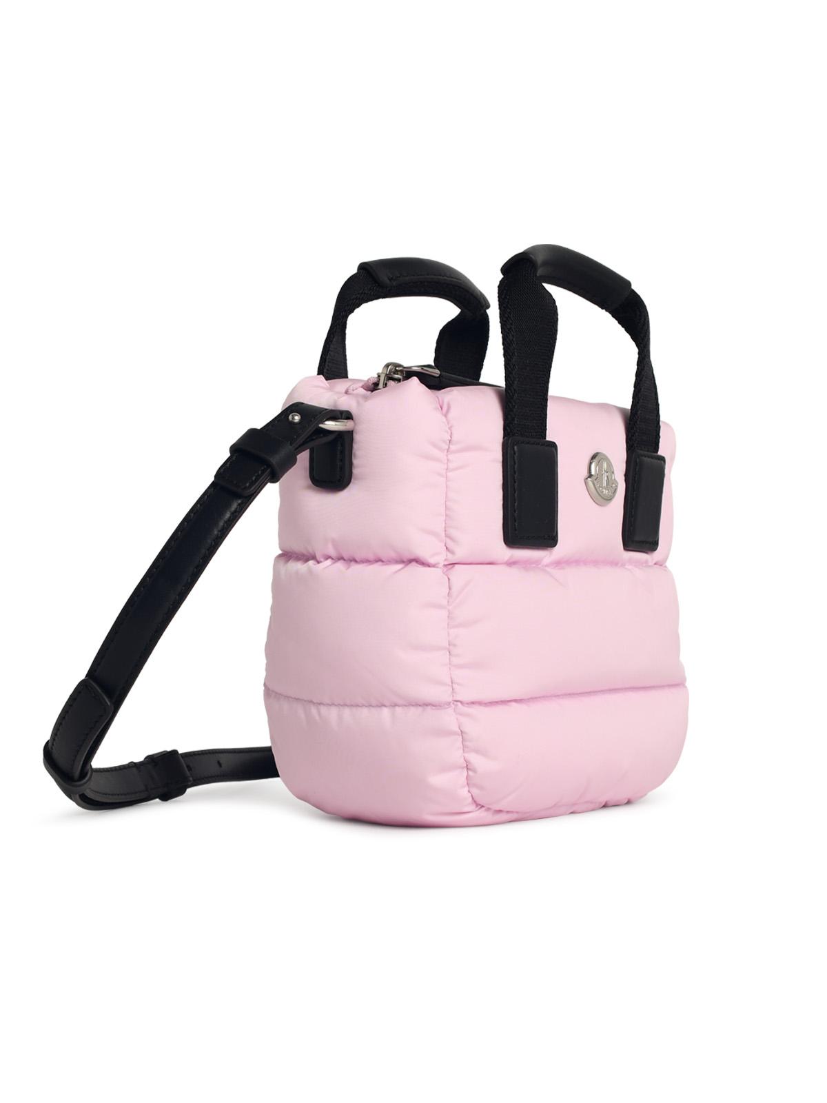 Moncler 'Micro Caradoc' Light Pink Polyamide Tote Bag Women MONCLER