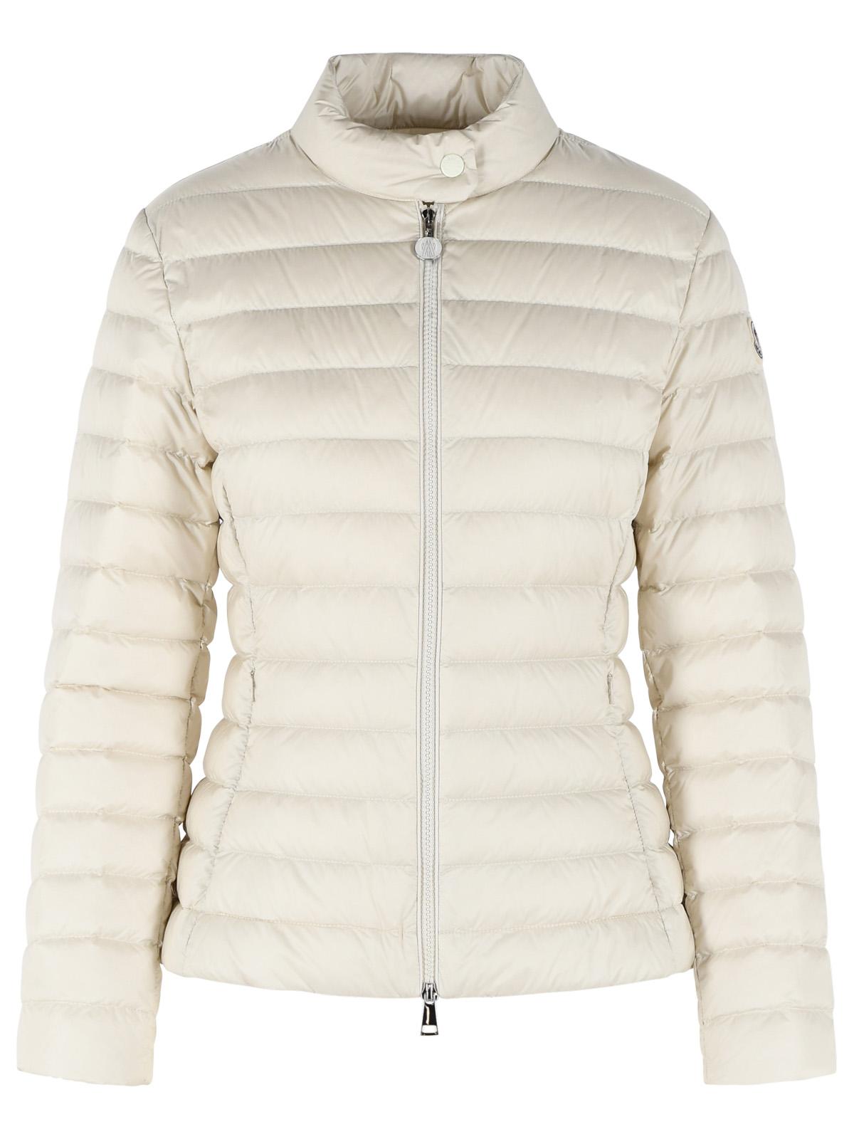 Moncler 'Igelle' Short Ivory White Polyamide Down Jacket Women MONCLER