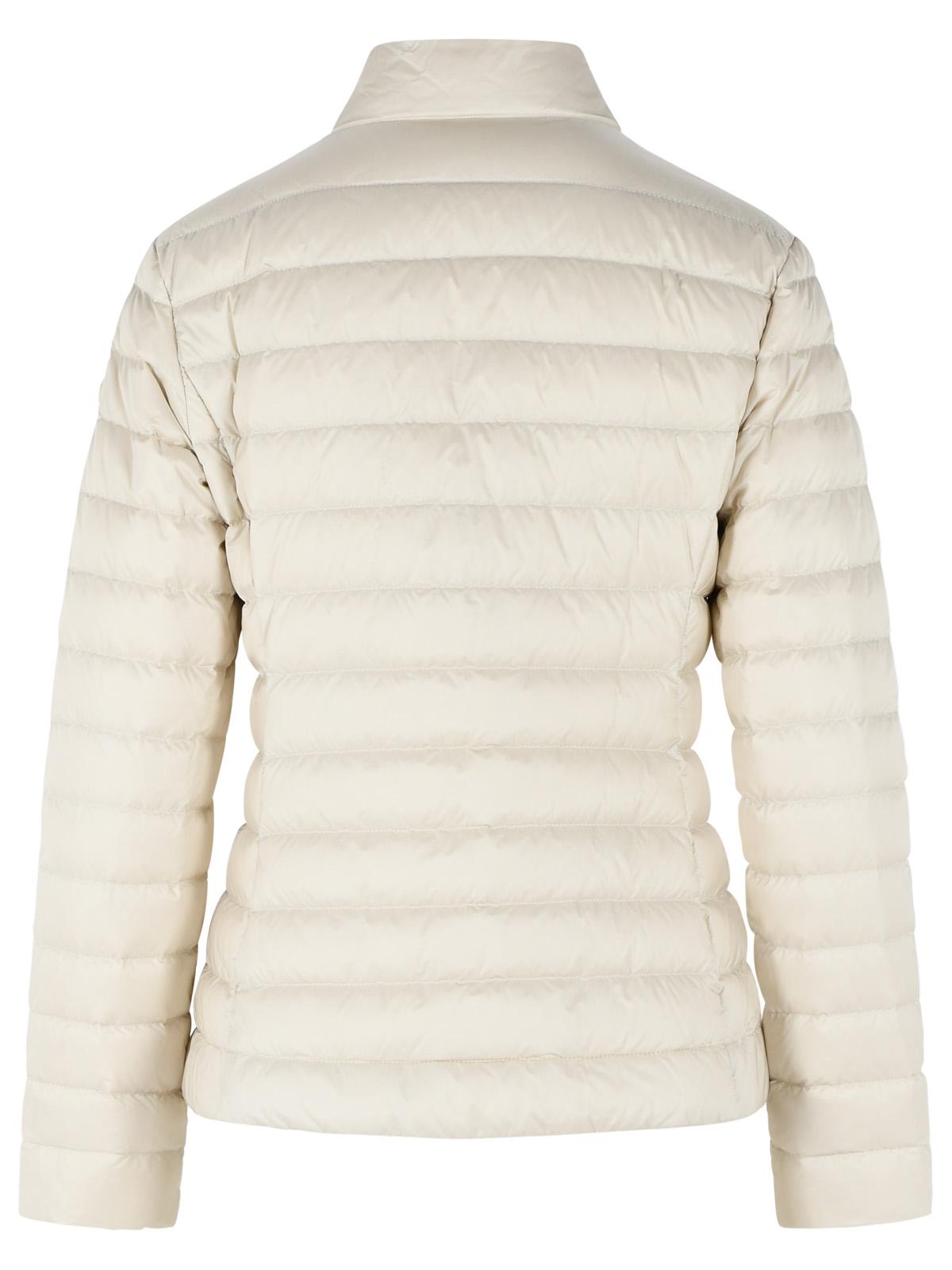 Moncler 'Igelle' Short Ivory White Polyamide Down Jacket Women MONCLER