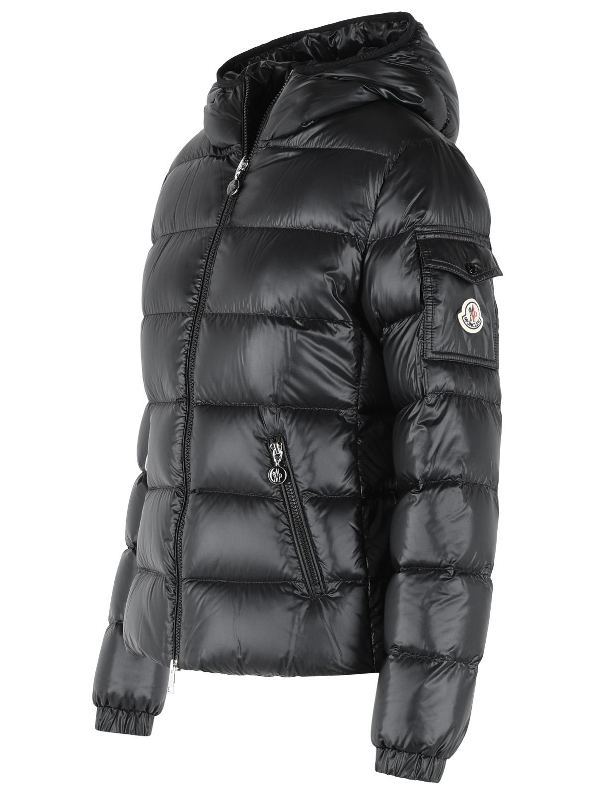Moncler 'Glesse' Short Hooded Down Jacket In Black Polyamide Women MONCLER