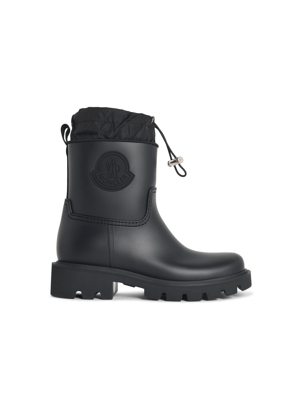 Moncler Black 'Kickstream' Rain Boots Women MONCLER