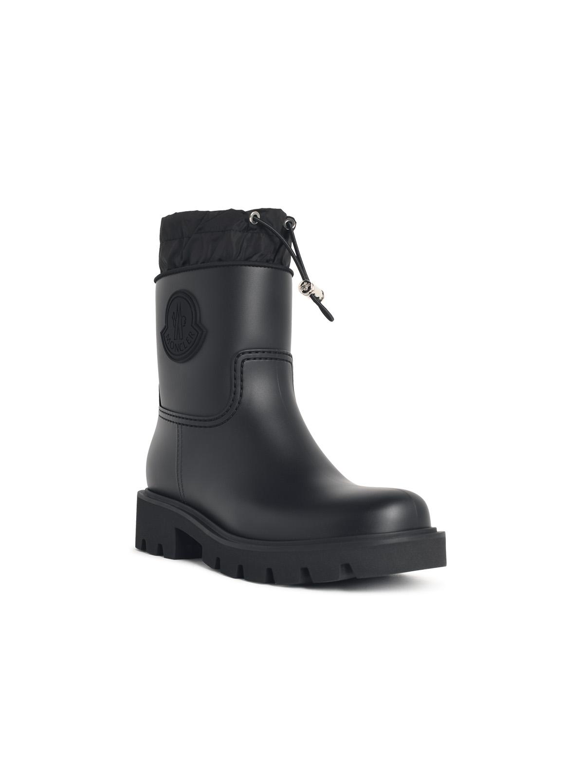 Moncler Black 'Kickstream' Rain Boots Women MONCLER