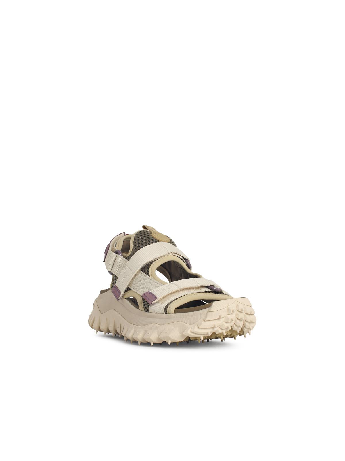 Moncler 'Trailgrip Vela' Ivory White Polyamide Sandals Women MONCLER