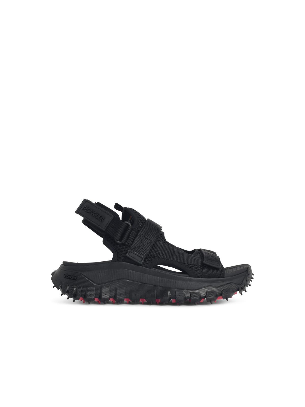 Moncler Trailgrip Vela' Black Polyamide Sandals Women MONCLER