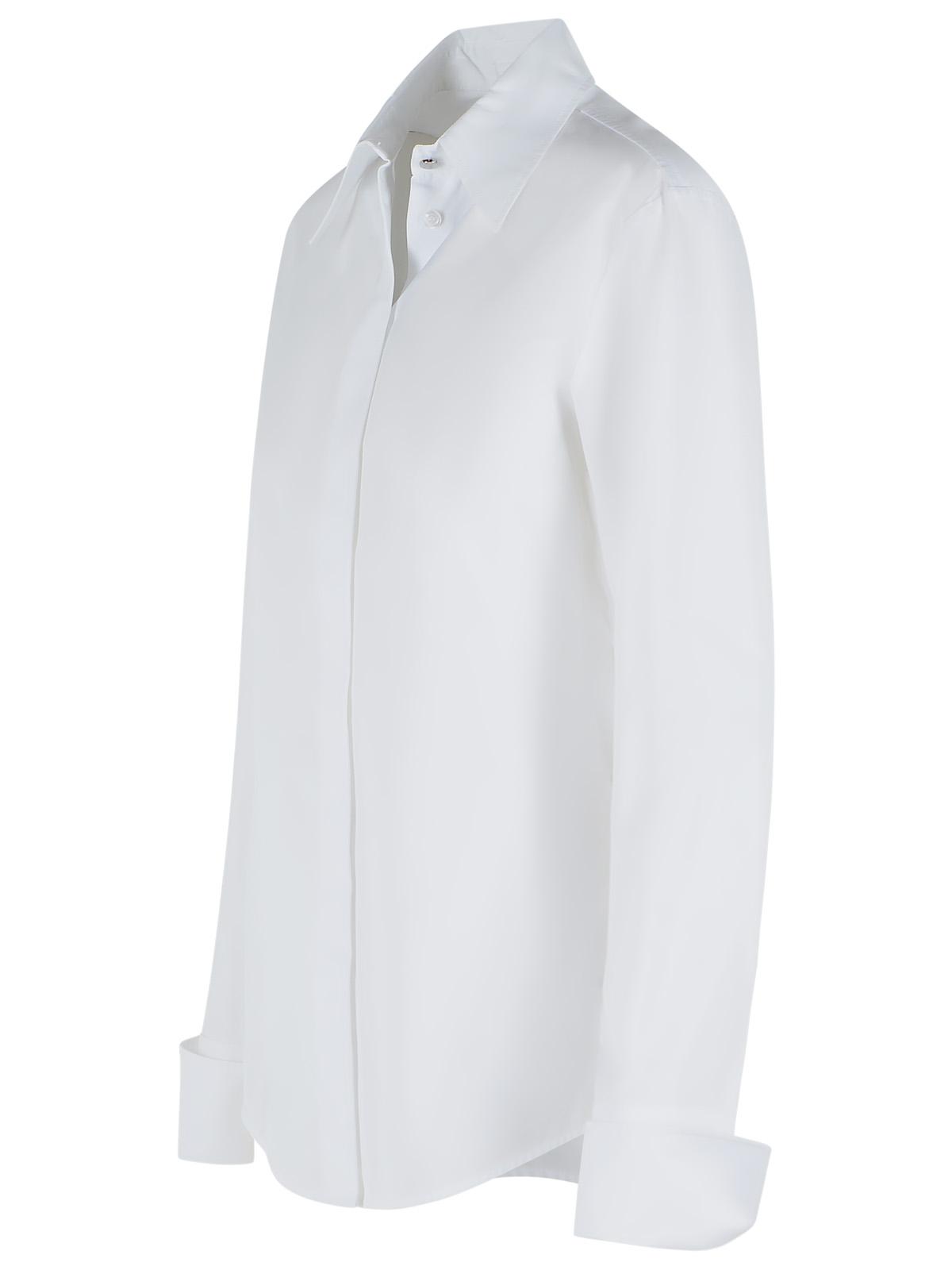 Sportmax White Cotton Shirt Women SPORTMAX
