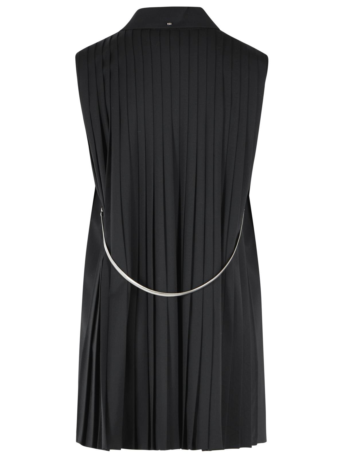 Sportmax 'Albero' Black Virgin Wool Blend Vest Women SPORTMAX