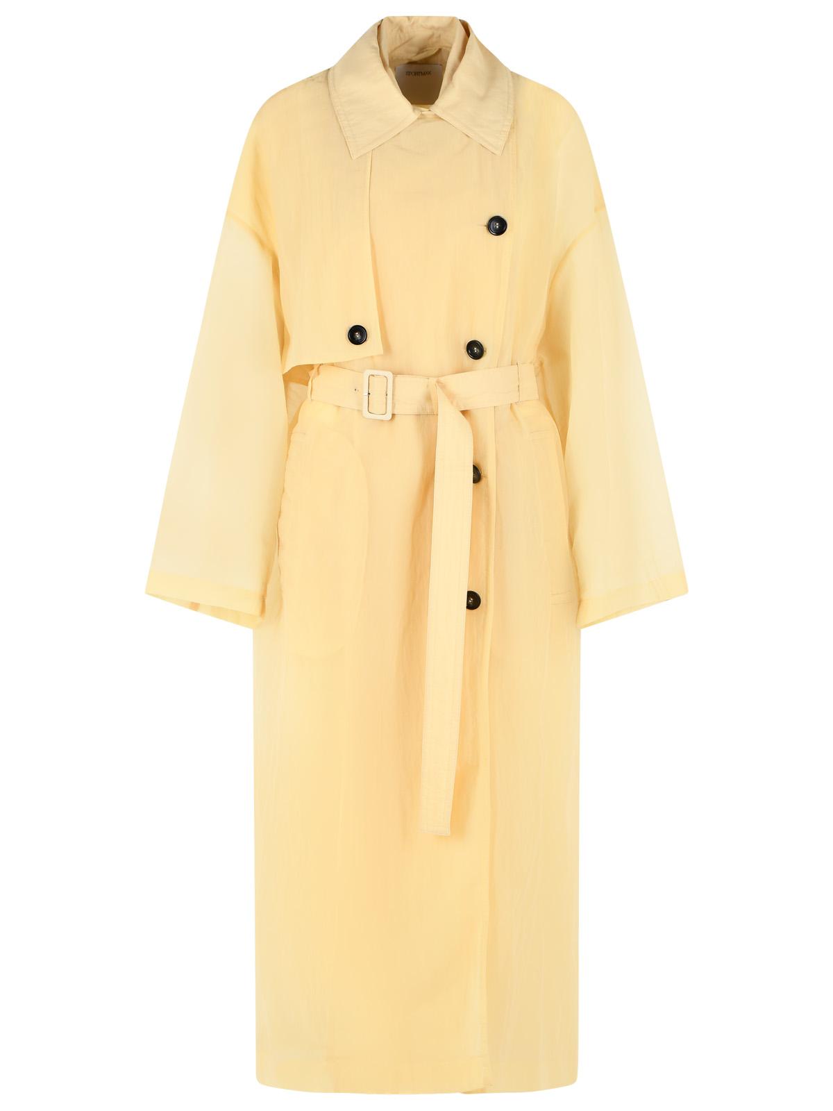 Sportmax Two-Piece 'Fata' Trench Coat In Vanilla Technical Fabric Women SPORTMAX