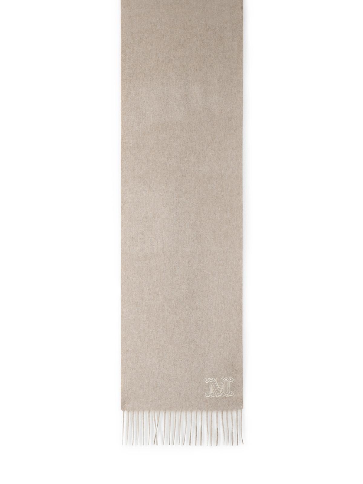 Max Mara 'Wsdalia' Sand Cashmere Scarf Women MAX MARA