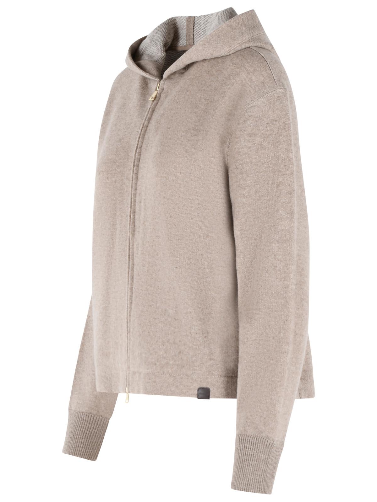Max Mara Beige Cashmere And Virgin Wool Sweatshirt Women MAX MARA