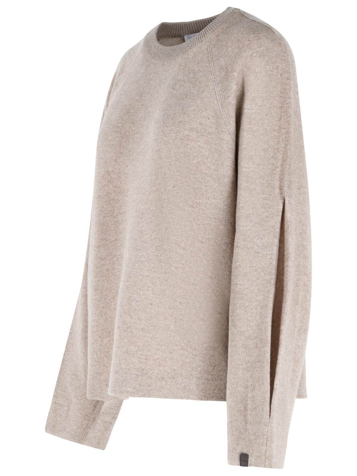 Max Mara 'Aere' Sweatshirt In Cashmere And Beige Virgin Wool Women MAX MARA