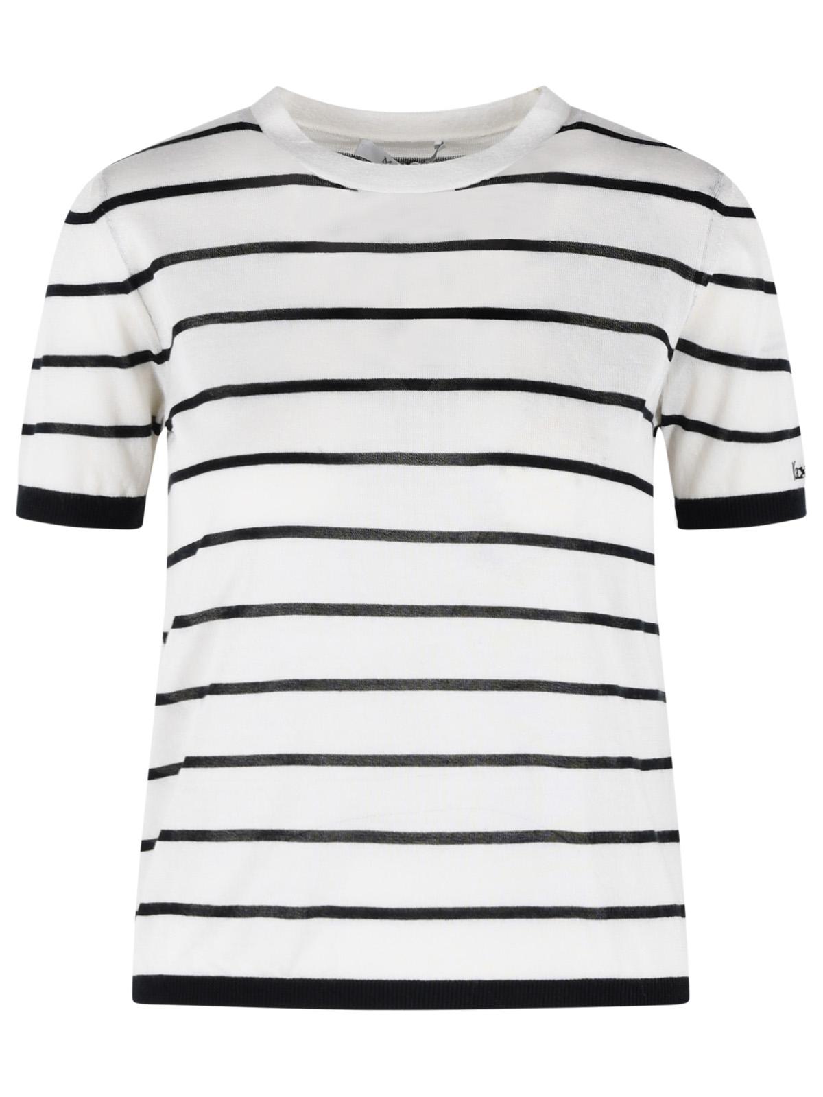 Max Mara 'Favetta' Cashmere And Cream Silk T-Shirt Women MAX MARA