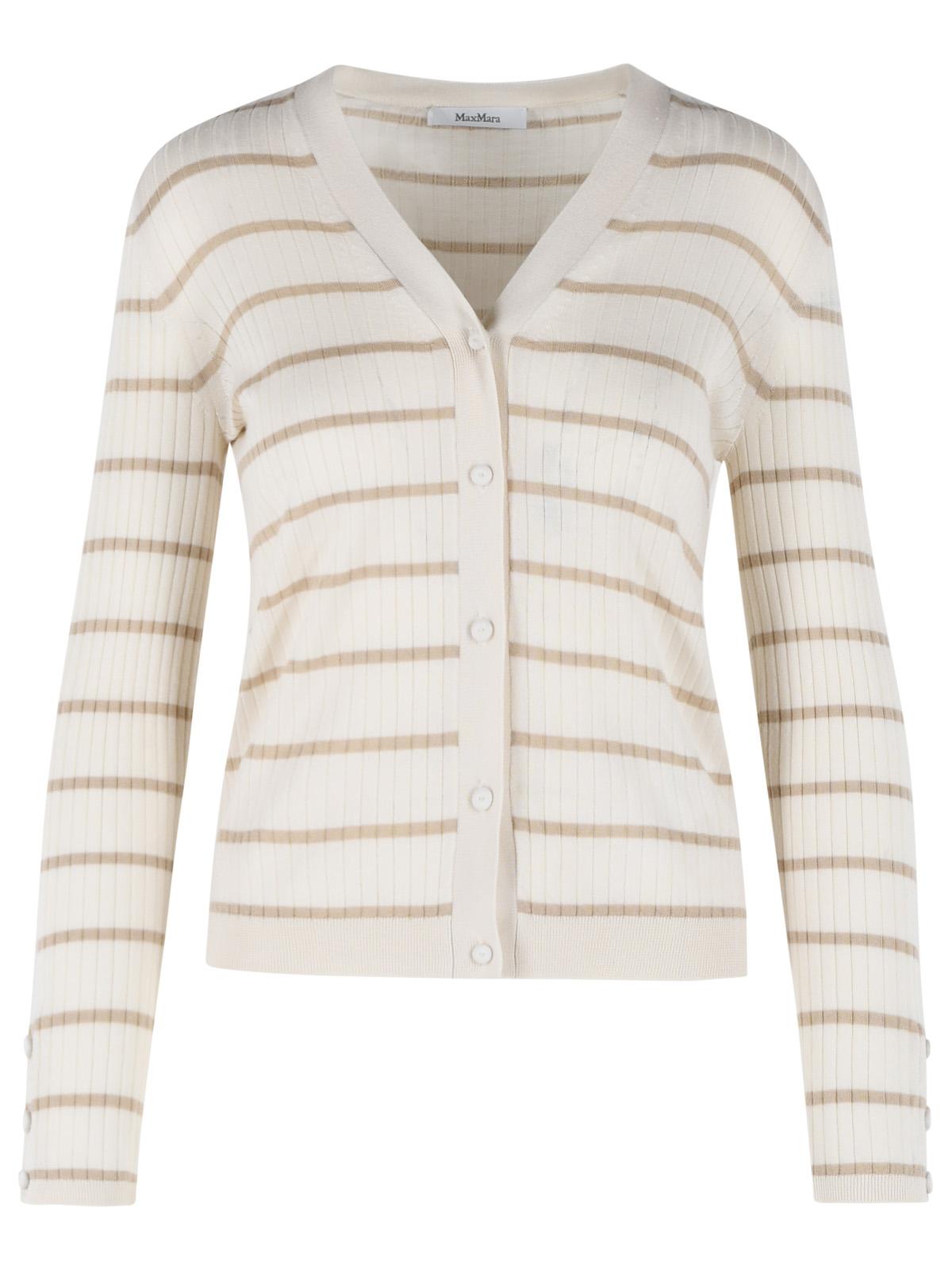 Max Mara 'Pedale' Ivory Cashmere And Silk Cardigan Women MAX MARA