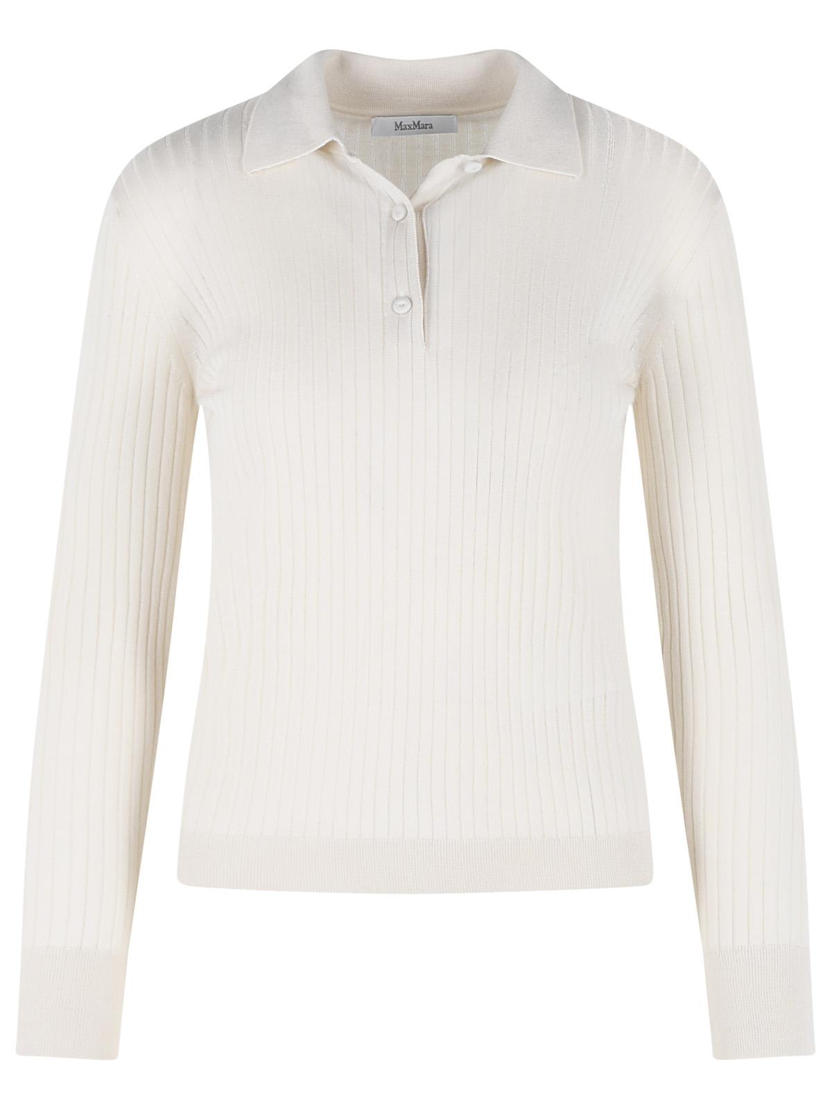 Max Mara 'Gitano' Ivory Cashmere And Silk Sweater Women MAX MARA