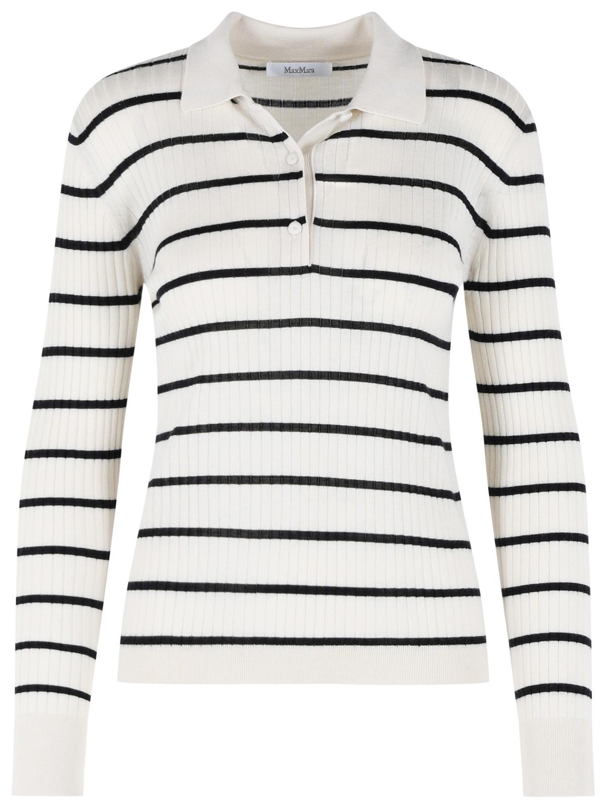 Max Mara 'Gitano' Cashmere And Cream Silk Sweater Women MAX MARA