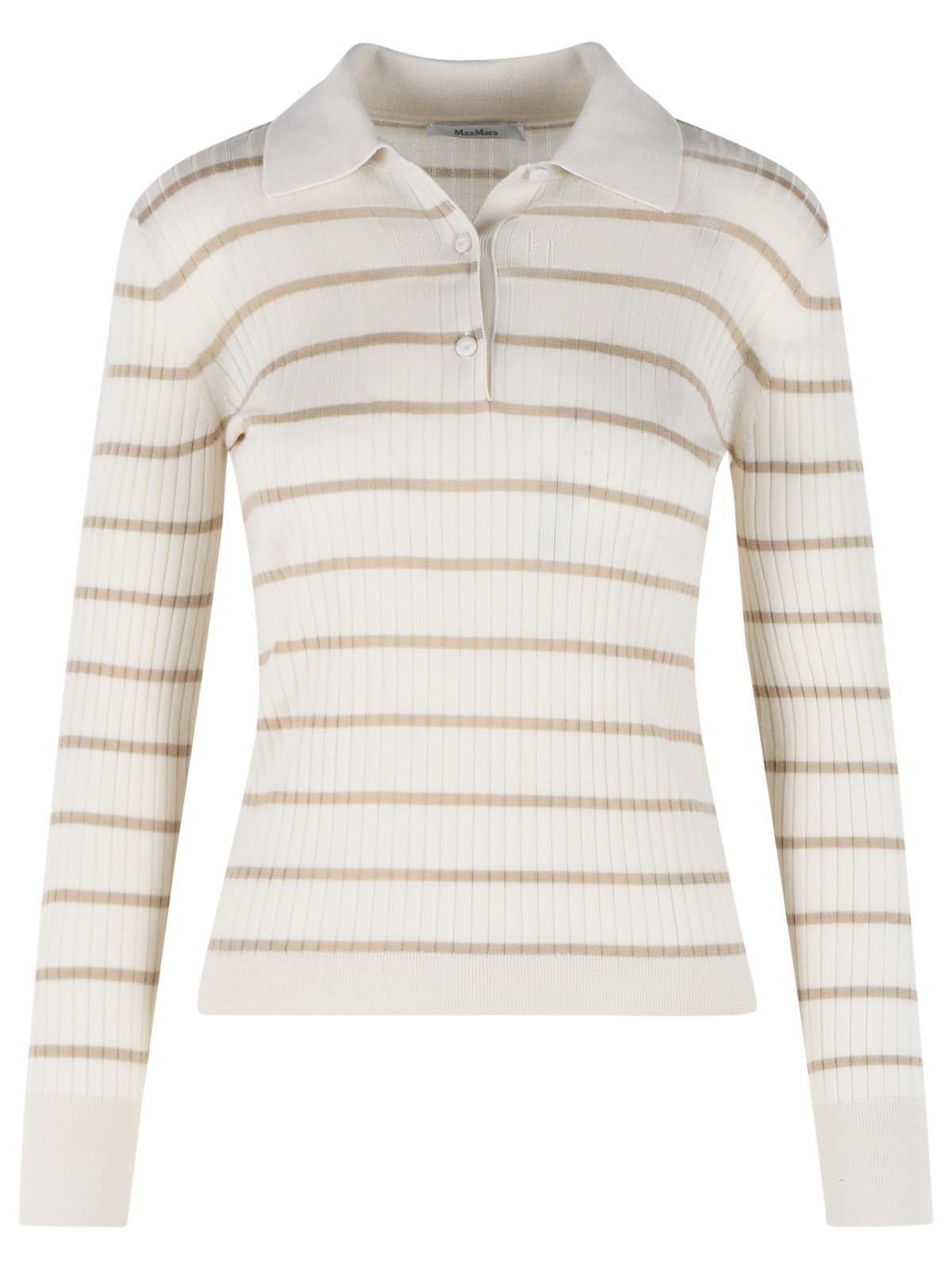 Max Mara 'Gitano' Ivory Cashmere And Silk Sweater Women MAX MARA