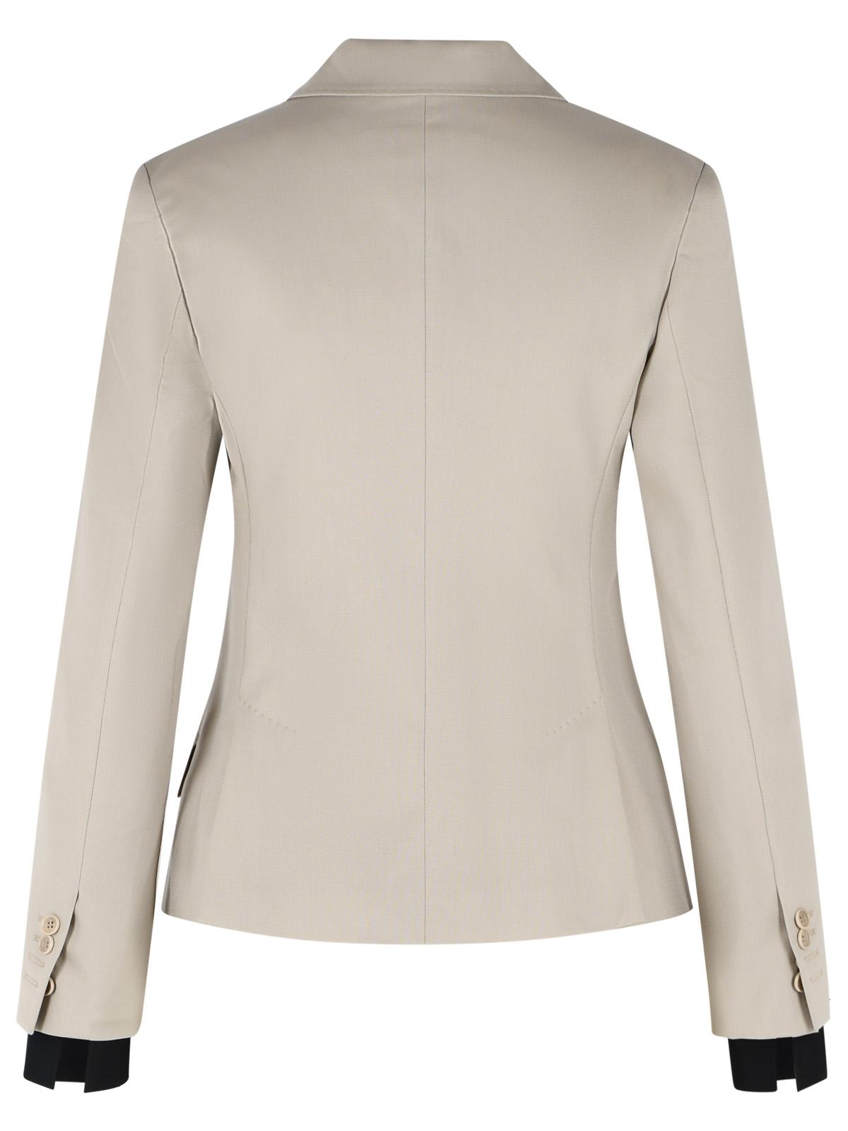 Max Mara 'Placido' Blazer In Beige Virgin Wool Blend Women MAX MARA