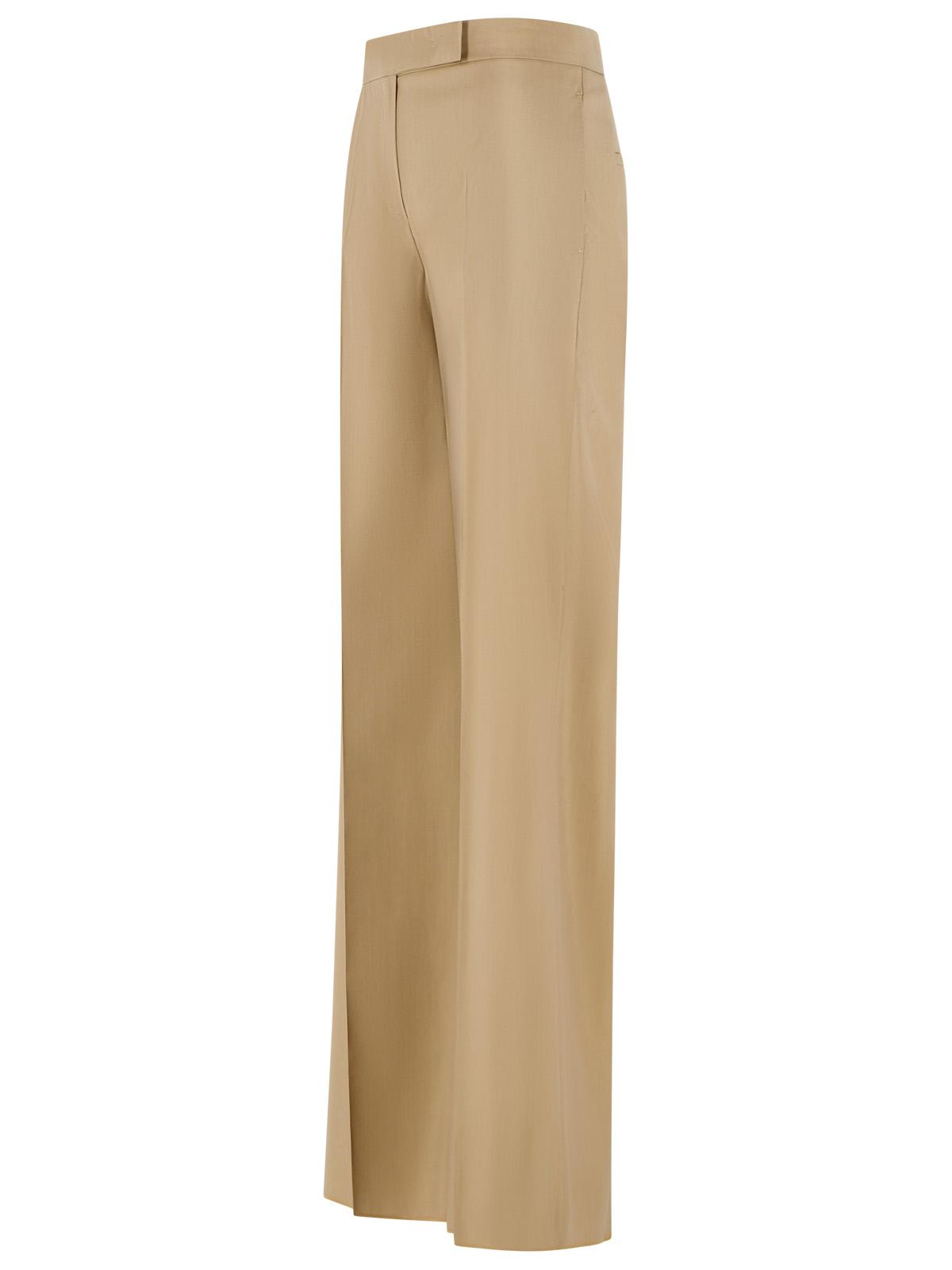 Max Mara 'Bronte' Beige Virgin Wool Blend Pants Women MAX MARA