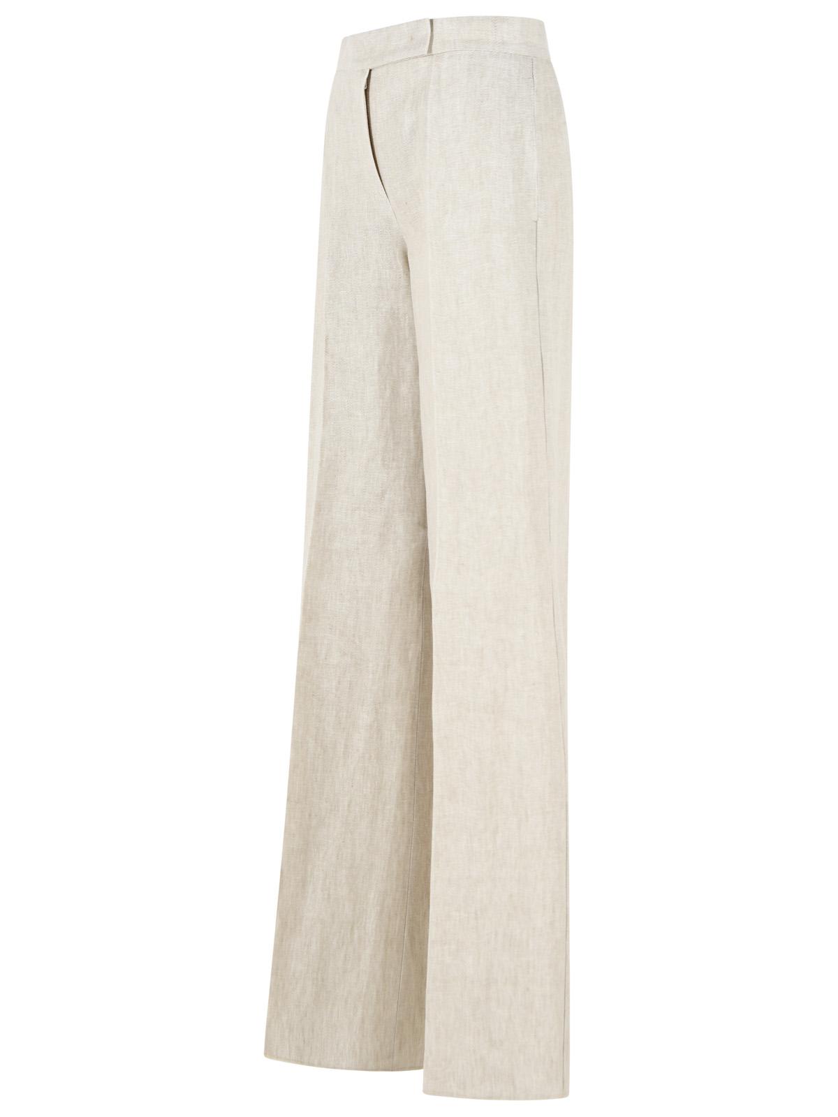 Max Mara 'Ginnico' Beige Linen Pants Women MAX MARA