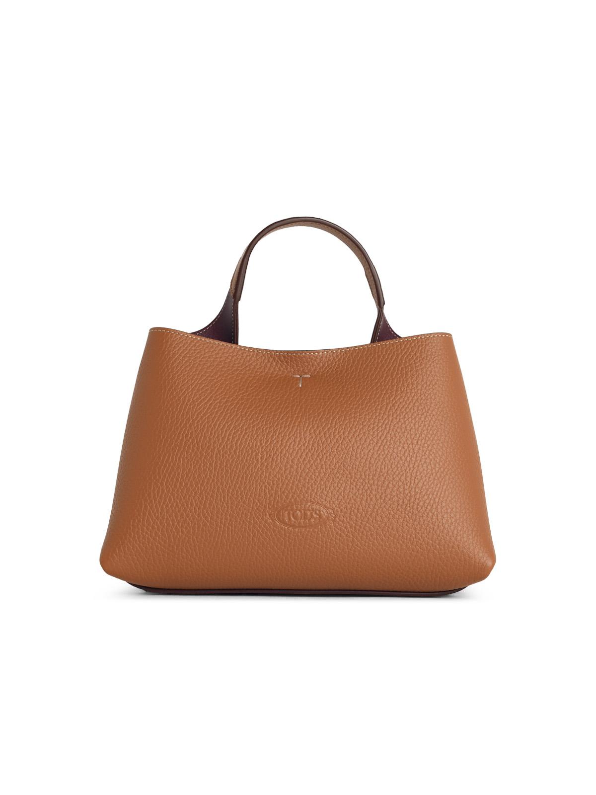 Tod's Micro Bag In Natural Brown Leather Women TOD'S