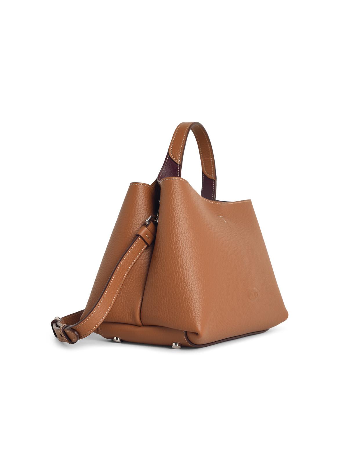 Tod's Micro Bag In Natural Brown Leather Women TOD'S