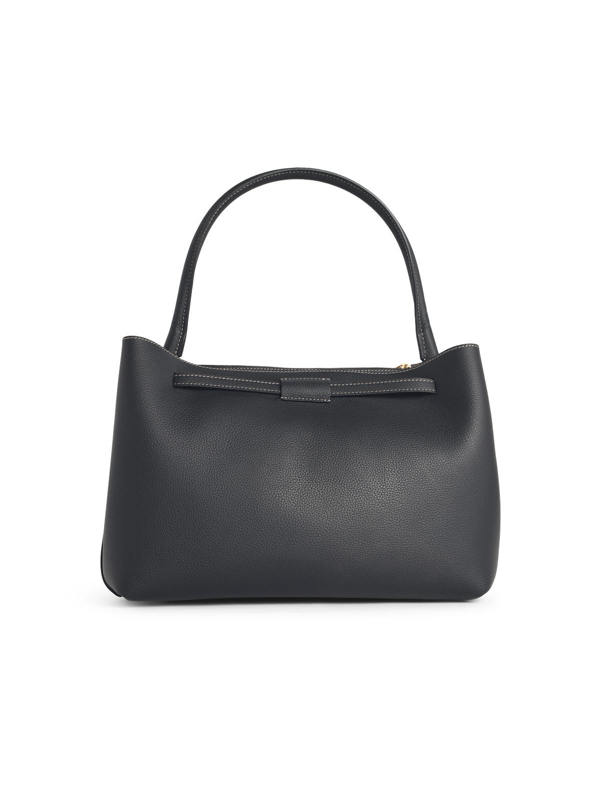 Tod's 'Tim' Small Black Leather Handbag Women TOD'S