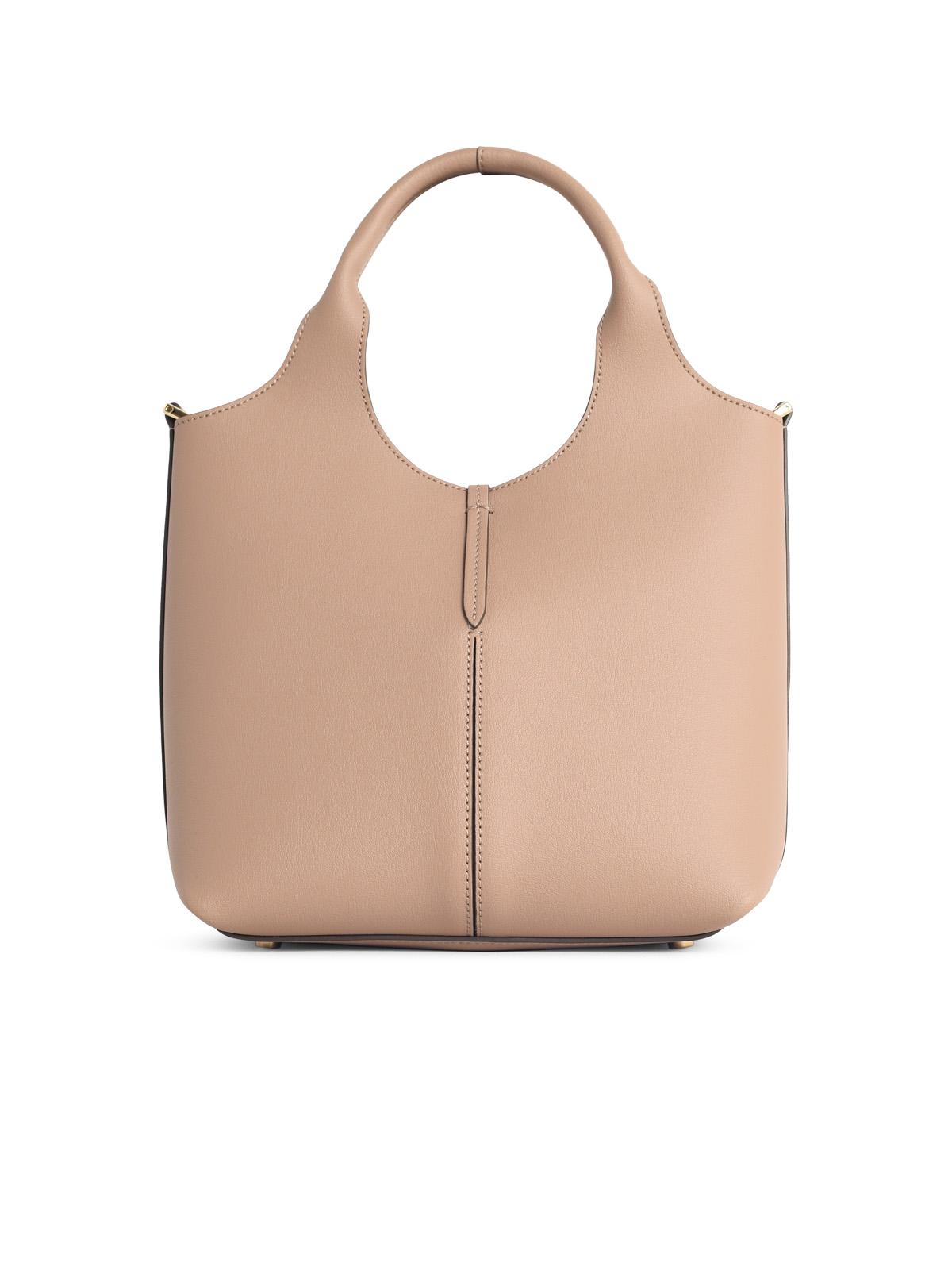 Tod's Shopping Tote' Mini Leather Bag Nude Women TOD'S