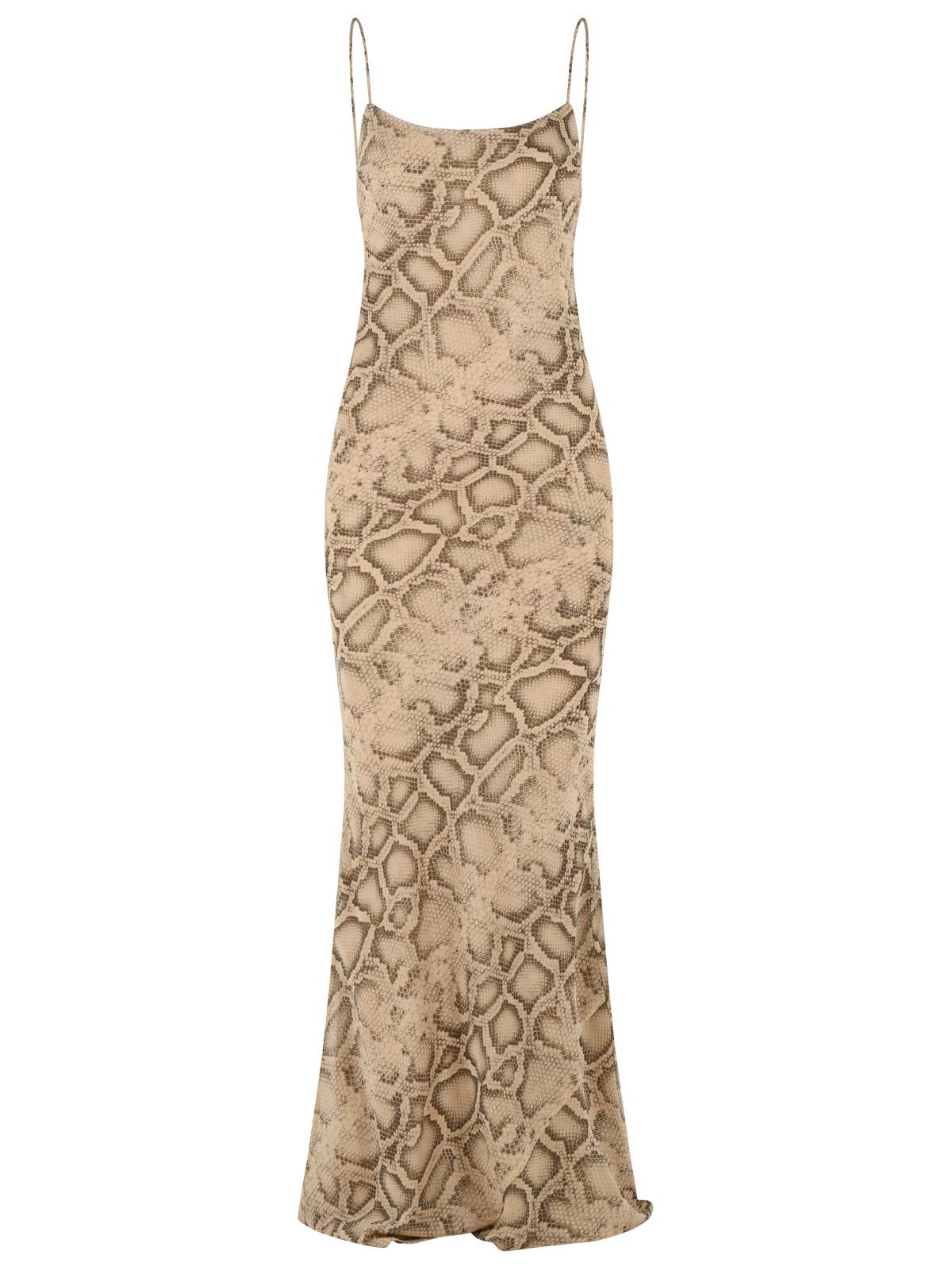 The Andamane Snake Print 'Ninfea' Polyester Dress Women THE ANDAMANE