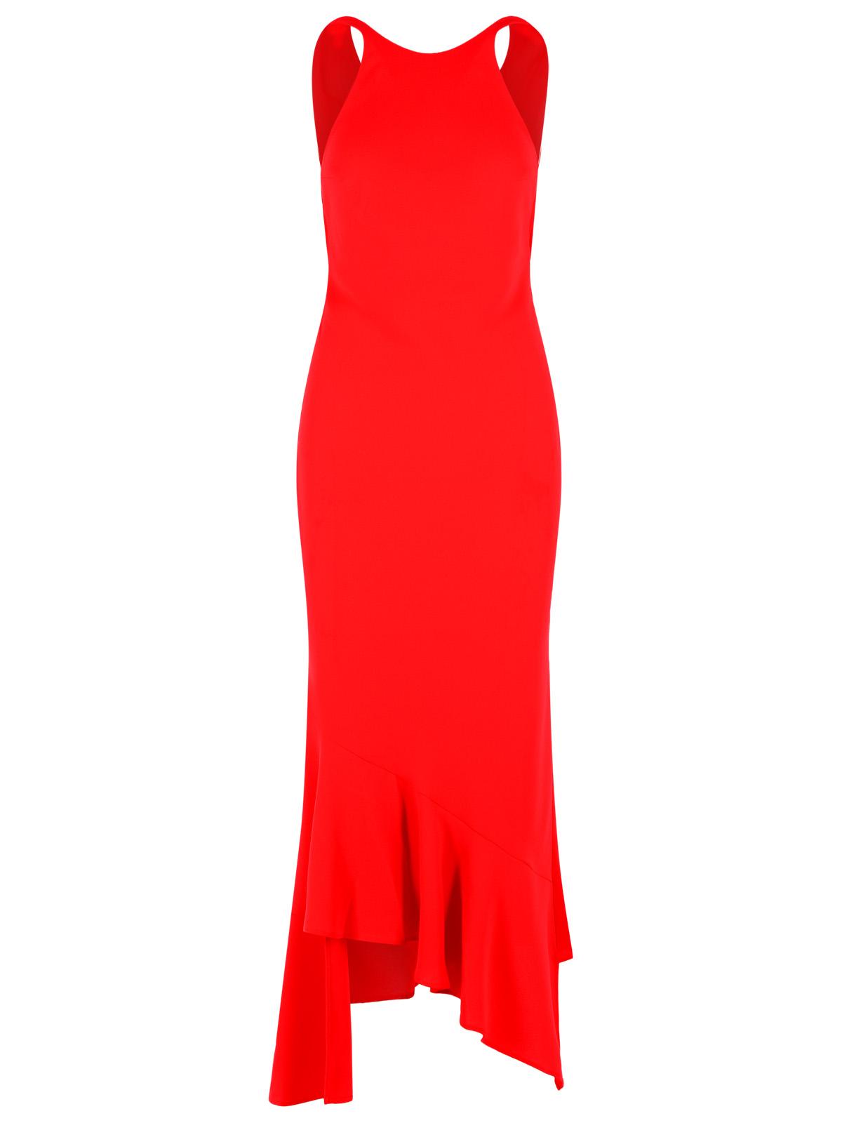The Andamane 'Carmen' Red Polyester Dress Women THE ANDAMANE