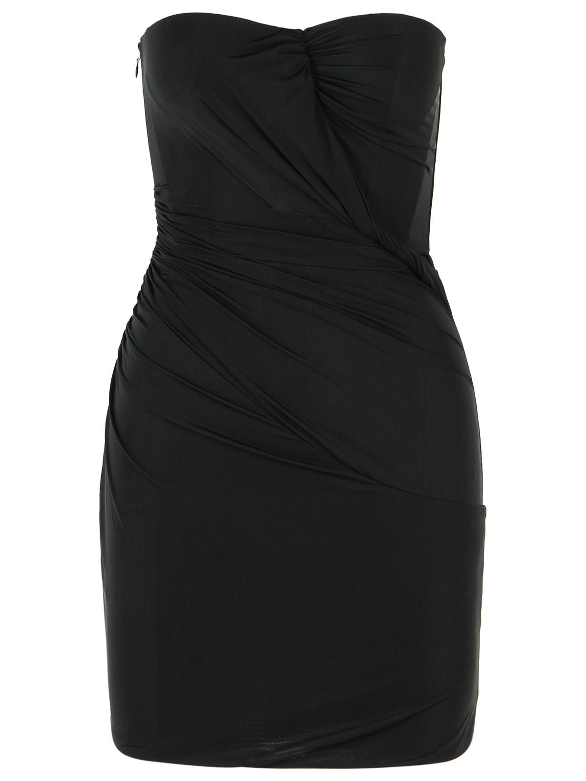 Blumarine Black Stretch Nylon Dress Women BLUMARINE
