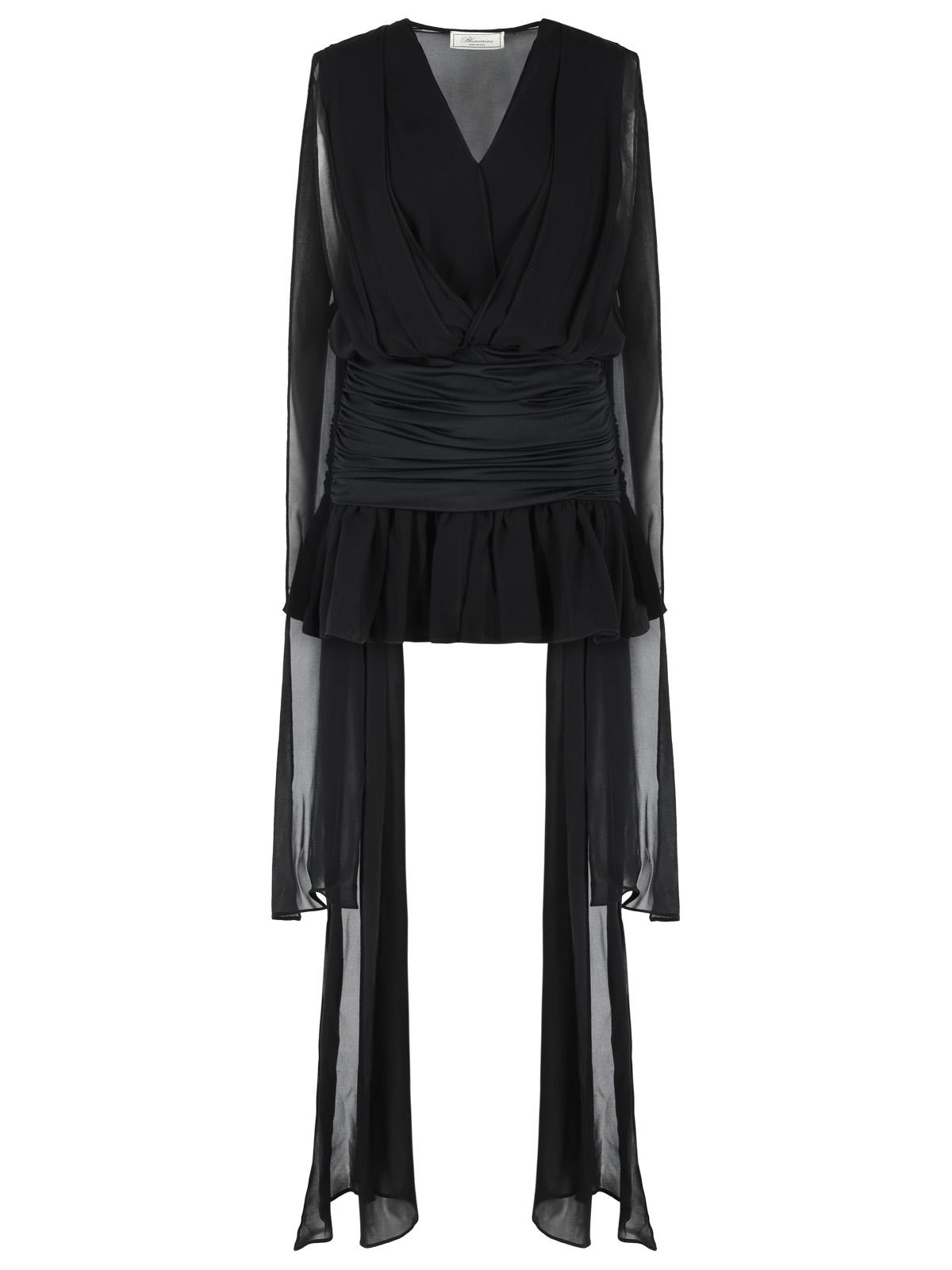 Blumarine Black Viscose Dress Women BLUMARINE