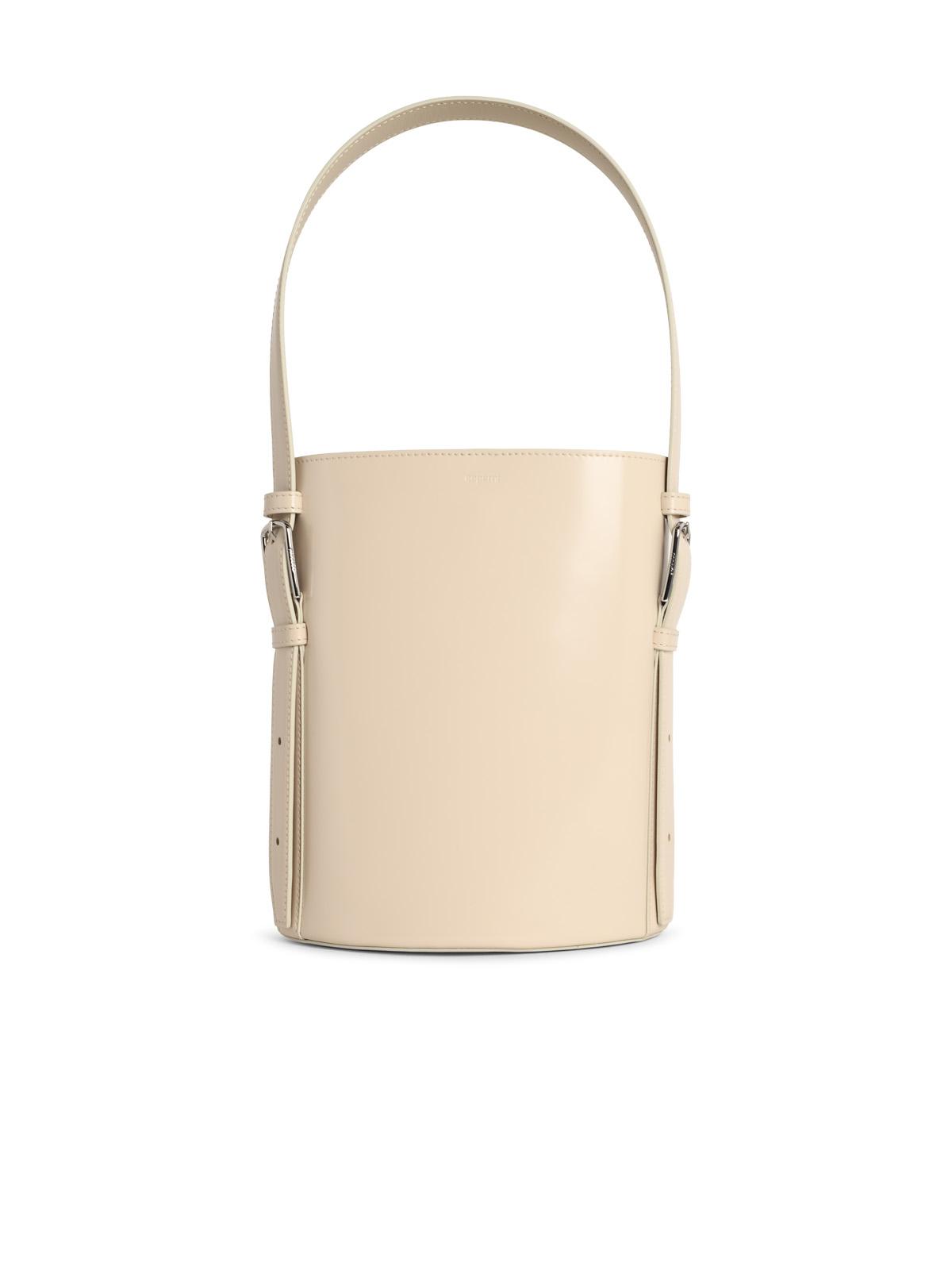 Coperni 'Erconomic Bucket' Light Beige Leather Bag Women